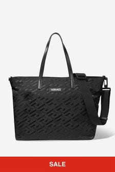 Versace Baby Tote Changing Bag in Black