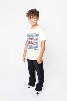GUCCI Kids Boys Logo Print T-Shirt