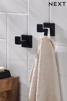 Black Black Wall Mount Hooks