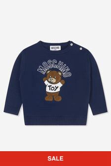 Moschino Kids Baby Teddy Bear Logo Sweatshirt