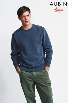 Navy Aubin Vestry Relaxed Crew Neck Sweat Top