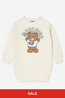 Moschino Kids Girls Teddy Bear Sweater Dress