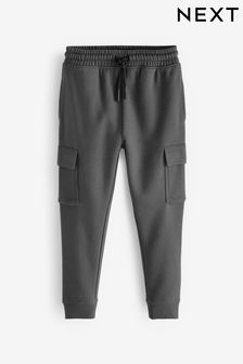 Charcoal Grey Cargo Cotton-Rich Joggers (3-16yrs)