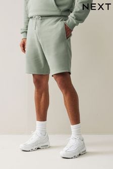 Green Soft Fabric Jersey Shorts