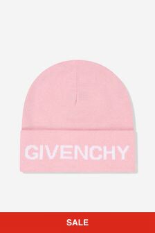 Givenchy Kids Girls Knitted Pull On Hat