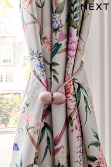 Pink Pink Magnetic Curtain Tie Backs Set of 2