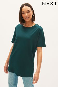 Petrol Blue Oversized T-Shirt