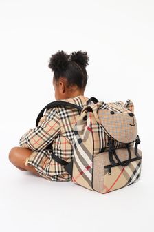 Burberry Kids Thomas Backpack in Cream (ارتفاع 32 سم)