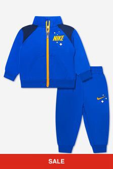 Nike ブルー ベビーボーイズ オールデイプレイ ブルー トラックスーツ
