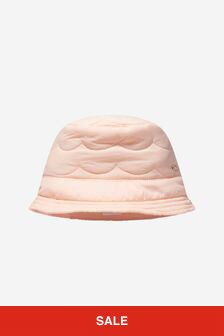 Chloe Kids Girls Branded Bucket Hat in Pink