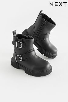 Black Biker Boots