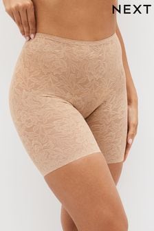 Nude Smoothing Lace Shorts