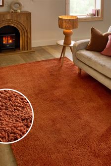 Orange Orange Fleecy Rug