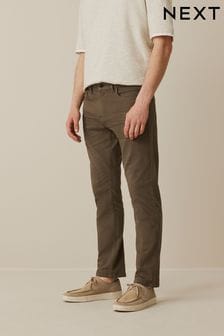 Brown Comfort Stretch Jeans