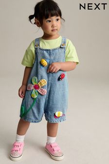 Denim Dungaree and T-Shirt (3mths-7yrs)