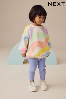 Rainbow Sweatshirt and Leggings Set (3mths-7yrs)
