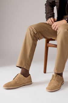 Stone Suede Desert Shoes