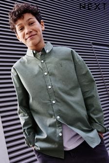 Green Oxford Shirt (3-16yrs)