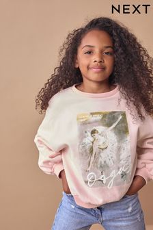 Pink Edgar Degas License Ballet Sweatshirt (3-16yrs)