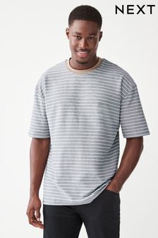 Stone Textured Stripe T-Shirt