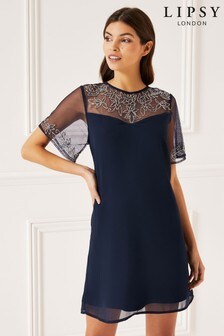 lipsy necklace shift dress