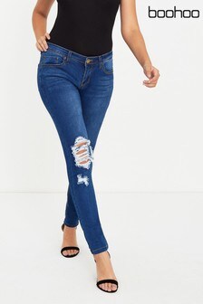 boohoo low rise jeans