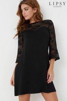 lipsy mono skater dress