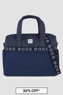 حقيبة تغيير حفاضات كحلي للبيبي من Boss Kidswear