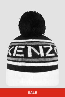 قبعة سوداء من Kenzo Kids