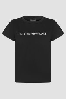 Emporio Armani Boys Black T-Shirt