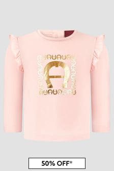 Aigner Baby Girls Pink T-Shirt
