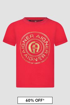 Aigner Baby Boys Red T-Shirt