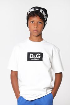 Dolce & Gabbana Kids Boys White T-Shirt