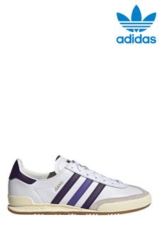 White/Blue adidas Originals White And Blue Jeans Trainers