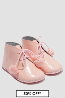 Andanines Baby Girls Pink Shoes
