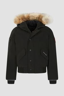 Canada Goose Kids Black Grizzly Bomber Jacket