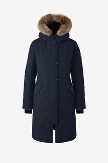 Canada Goose Kids Brittania Down Parka in Navy