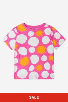 Stella McCartney Kids Girls Cotton Jersey Spotted T-Shirt
