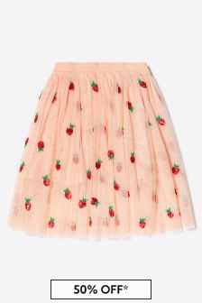 Stella McCartney Kids Girls Tulle Strawberry Skirt