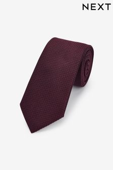 Burgundy Red Textured Tie