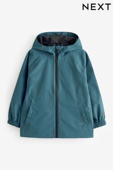 Teal Blue Waterproof Anorak Coat (3-16yrs)