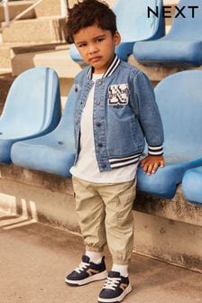 Denim Varsity Jacket (3mths-7yrs)