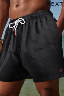 Black Essential Swim Shorts