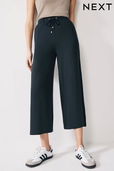 Navy Jersey Culottes