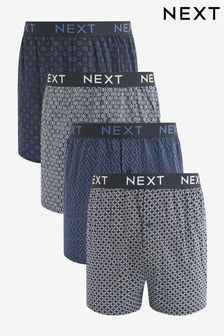 Blue/White Pattern Boxers