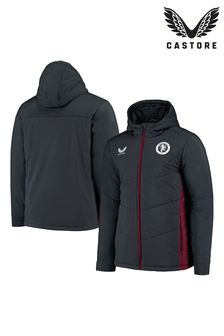 Grey Castore Grey Aston Villa Staff Bench Jacket