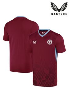 Red Castore Red Aston Villa Home Match Day Top