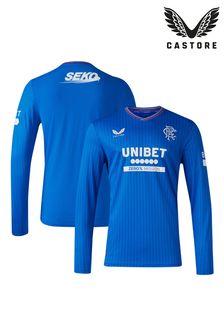 Blue Castore Blue Glasgow Rangers Home Long Sleeve Shirt 2023-24
