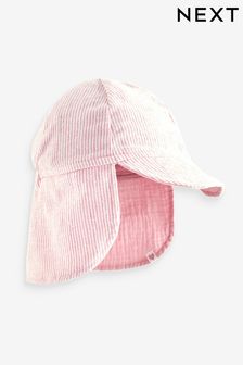 Pink Reversible Baby Legionnaire Hat (0mths-2yrs)