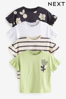 Green T-Shirts 4 Pack (3mths-7yrs)